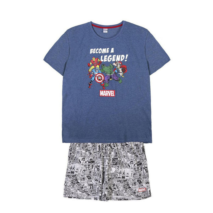 Pyjama Marvel Gris (Adultes) Homme