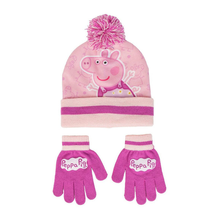 Bonnet et gants Peppa Pig