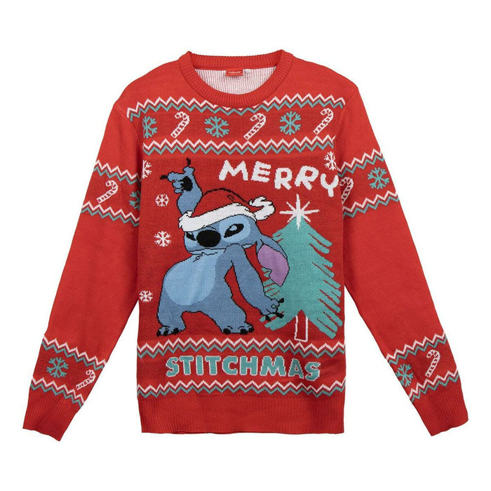 Sweter Męski Stitch Czerwony