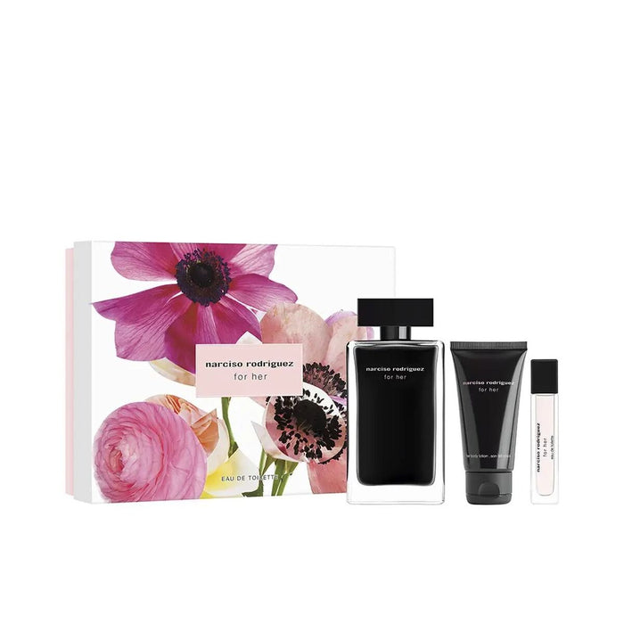 Women's Perfume Set Narciso Rodriguez For Her 3 Pieces