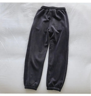 Women Casual Sports Pants Autumn Winter Fashion Fleece Warm Sweatpants Baggy Thick Joggers Trousers Female Sporting Clothing