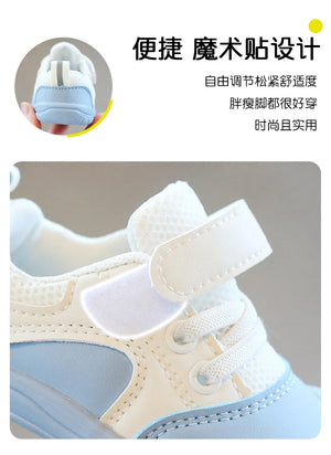 2022 Mesh Children Sneakers Soft Lightweight Baby Boys Girls Sport Shoes Breathable Non Slip Toddler Kids Infant Casual Shoes