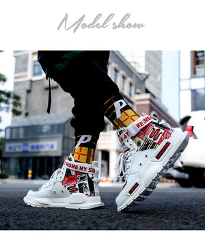 QZHSMY Men Shoes High Quality Sneakers Platform Breathable Lightweight Red Basket Homme Mandarin Duck Luxury Brand Summer 2022