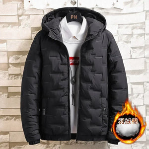 Casual Autumn Winter Jacket Men Bomber Jacket Thicken Men Fashion Clothing Streetwear Cotton Padded Jacket Slim Fit Coat