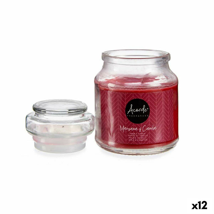 Scented Candle Apple Cinnamon 7 x 10 x 7 cm (12 Units)