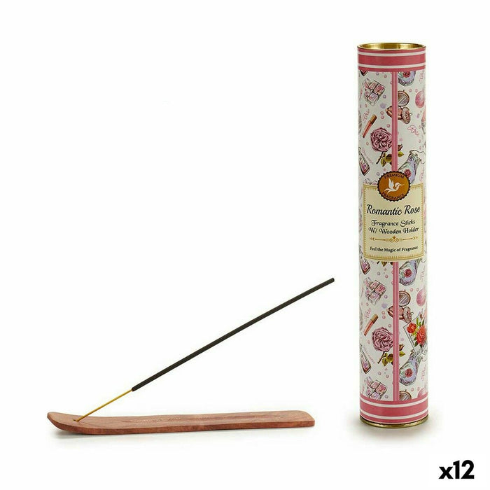 Incense Pink flowers With support (12 Units)