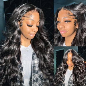 250 Density 30 40 Inch 13x6 Transparent HD Lace Frontal Body Wave Wigs Human Hair Remy 13x4 Lace Front Wig For Black Women