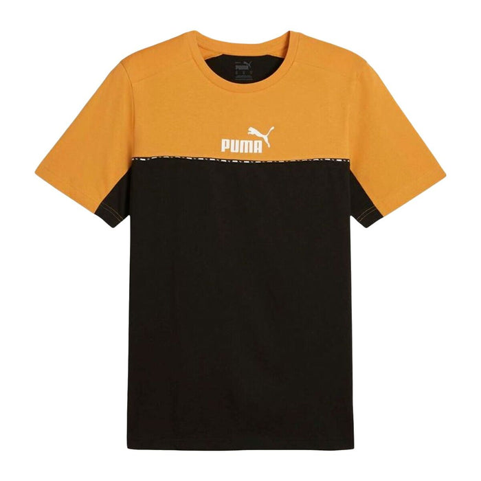 Men’s Short Sleeve T-Shirt Puma Essentials Block X Tape