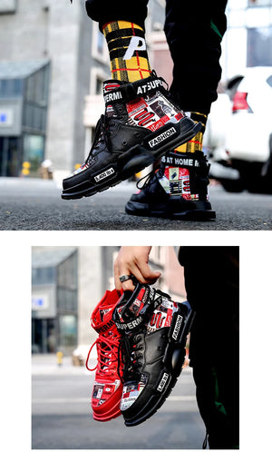 QZHSMY Men Shoes High Quality Sneakers Platform Breathable Lightweight Red Basket Homme Mandarin Duck Luxury Brand Summer 2022