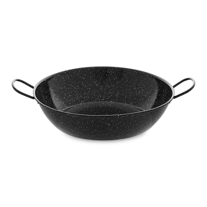 Poêle creuse avec anses Vaello Noir Acier émaillé (Ø 34 cm)