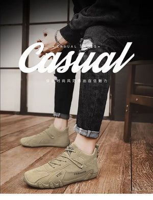 Men's Shoes Casual Shoes Ankle Boots Designer Fashion Loafers Lace Up Shoes Men Boots Men Sneakers Non-slip New Tenis Masculinos