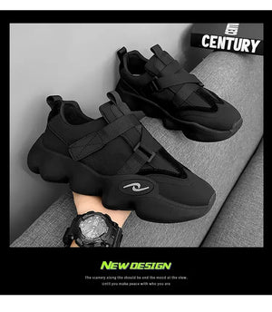 Men's Sneakers 2023 Summer New Men Fashion Designer Breathable Footwear Vulcanized Shoes Running Outdoor Non-slip Running Shoes