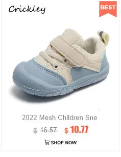 2022 Mesh Children Sneakers Soft Lightweight Baby Boys Girls Sport Shoes Breathable Non Slip Toddler Kids Infant Casual Shoes