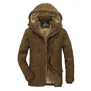 Winter Mens Long Down Jacket Good Quality Hooded Thicked Warm Parkas 7XL Male Fit Multi-pocket Casual Cargo Jackets Men Clothing