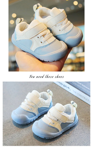 2022 Mesh Children Sneakers Soft Lightweight Baby Boys Girls Sport Shoes Breathable Non Slip Toddler Kids Infant Casual Shoes