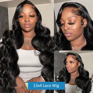 250 Density 30 40 Inch 13x6 Transparent HD Lace Frontal Body Wave Wigs Human Hair Remy 13x4 Lace Front Wig For Black Women