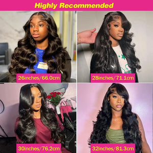 13x4   Body Wave Wig Human Hair Transparent Lace Frontal Wigs For Women 30 Inch 100% Brazilian Choice Wavy Cheap Wig ﻿on Sale