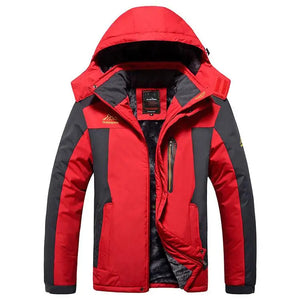 UETEEY Hooded Aviator Jackets for Men Hiking Oversize Windbreaker Thickend Fleece Male Fashion Clothing Trends 2024 Ski Outdoor