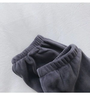 Women Casual Sports Pants Autumn Winter Fashion Fleece Warm Sweatpants Baggy Thick Joggers Trousers Female Sporting Clothing