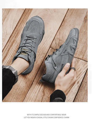 Men's Shoes Casual Shoes Ankle Boots Designer Fashion Loafers Lace Up Shoes Men Boots Men Sneakers Non-slip New Tenis Masculinos