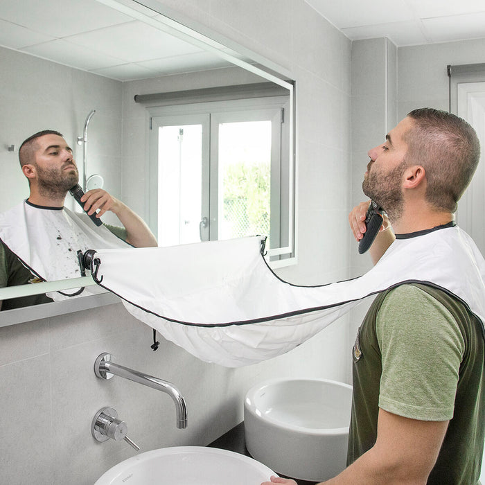 Beard-Trimming Bib with Suction Cups Bibdy InnovaGoods