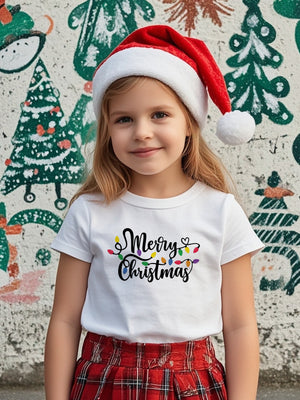 Parent-child T-shirt Pure Cotton Christmas