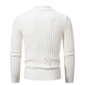 Men's Sweater Twisted Round Neck Pullover Leisure Sweater